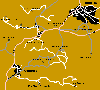 la cartina della parte meridionale del territorio di Iglesias