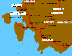 clicca per ingrandire la mappa del Sulcis