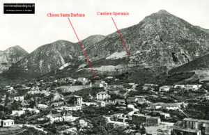 Panoramica di Nebida e dei suoi cantieri.
